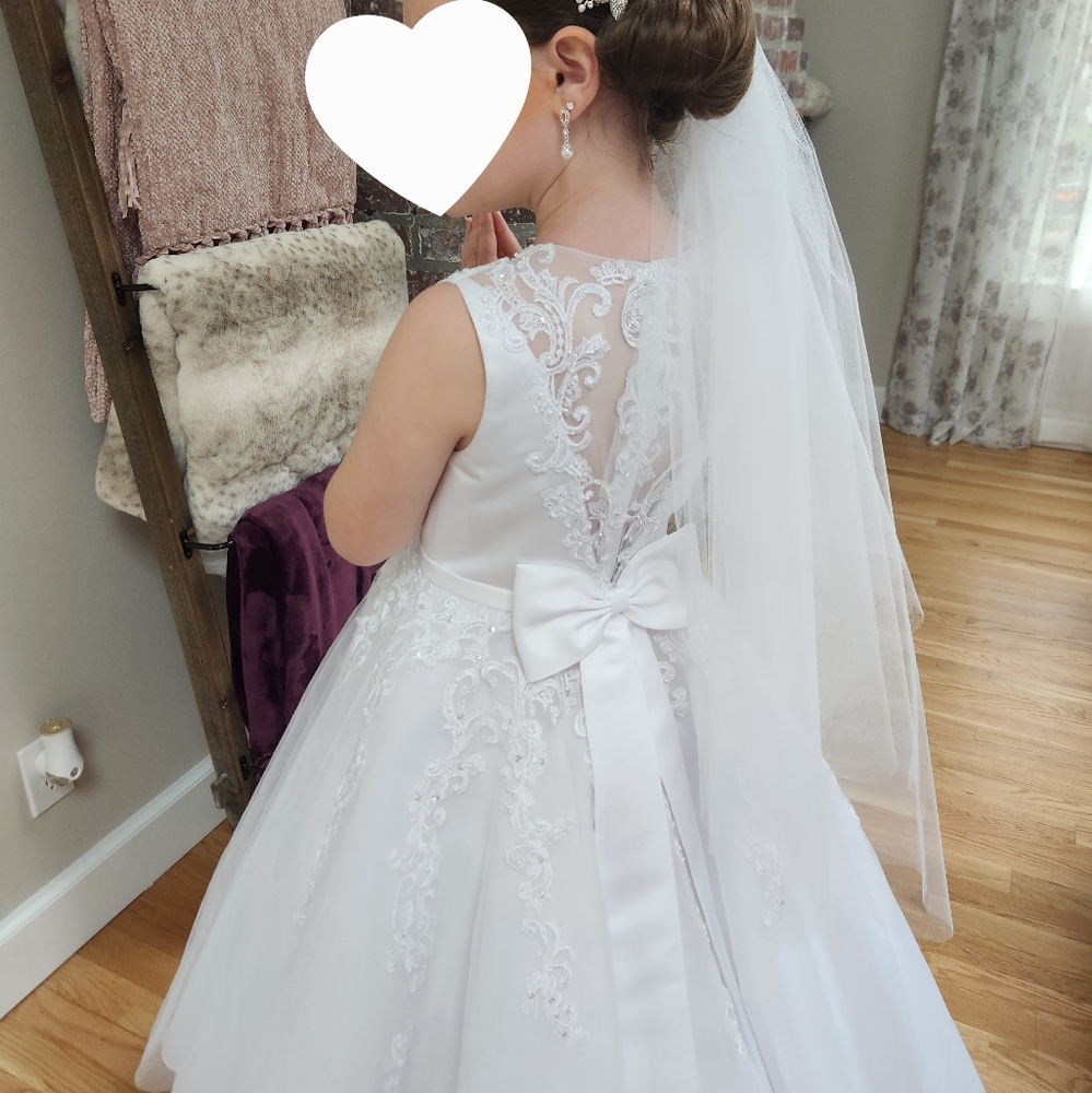 First Communion Dress & Veil